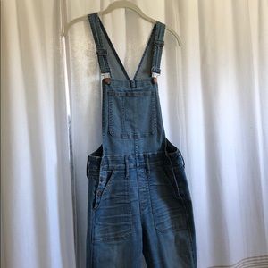 Madewell skinny overalls